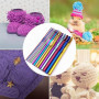 Gvolatee 14pcs Crochets en Aluminium Tricot Outils, Ensemble de Crochets Ergonomique Crochets de Tricot Multicolore 2-10mm, Croc