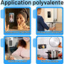 Lot de 14 supports de téléphone à ventouse en silicone avec supports adhésifs, compatibles avec tous les modèles de téléphones,