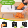 SGAONSN Coupe Legumes Multifonctions,22 En 1 Mandoline Cuisine,Coupe Legumes Manuel,Decoupe Legumes Cube Oignon Carotte Concombr