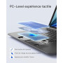 Inateck Coque Clavier iPad Air 13", Pavé Tactile Géant Haute Précision | iPad Pro 12.9", magnétique détachable, portrait/paysage