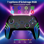 Reddening Lot de 2 Manette Switch 2 avec Station de Charge, Manette Switch pour Switch 2/Switch/Lite/OLED/PC, Manette Switch 1 a