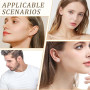 IKOPFLN Boucle d'Oreille Homme Magnétique Acier Inoxydable