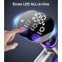 Tdyon Aspirateur Balai sans Fil 450W/40KPA, 50 Minutes Autonomie Aspirateur sans Fil Puissant avec Écran Intelligent, aspirateur