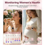 LIGE Montre Connectée Femme Bluetooth Appels pour Android iOS Sport Fitness Activity Tracker Montre Femme Connectée 1,32" HD Fré