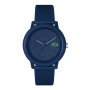 Lacoste Montre Analogique à Quartz pour Homme Collection LACOSTE.12.12 avec Bracelet en Silicone Bleu Marin - 2011172
