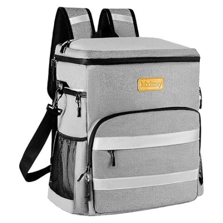 Sac à Dos Isotherme 30L Pliable - Grand Capacité, Maintient au Frais 24H, Léger et Imperméable pour Pique-Nique, Plage, Voyage,