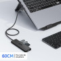acer Hub USB 3.0 avec 5 Ports, 4 Ports de Données USB 5Gbps pour PC (60cm) | Adaptateur Multiport USB Hub pour PC, MacBook Air,