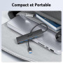 acer Hub USB 3.0 avec 5 Ports, 4 Ports de Données USB 5Gbps pour PC (60cm) | Adaptateur Multiport USB Hub pour PC, MacBook Air,