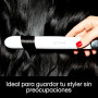 ghd - Pochette thermorésistante pour Lisseurs ghd avec tapis (Noire) | Pochette de rangement fer à lisser - Tapis détachable et