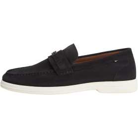 Tommy Hilfiger Light Suede Flag Hardware Loafer Fm0fm05897 MocassinsHomme