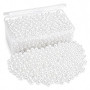 Perlin Lot de 200 perles de culture artificielles rondes en nacre blanche de 8 mm pour mariage, fête, décoration de bijoux, trav