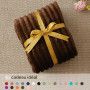 BEDELITE Plaid Marron Foncé Couverture pour Lit 1 Personne 150x200 | Cadeau Cocooning Doux et Chaud, Moelleux, Idée Déco pour Fe