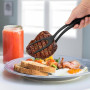 KJG Spatule à œufs au plat, spatule 2 en 1, spatule à pancakes, spatule en plastique, spatule en silicone, résistance aux hautes