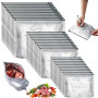 Sac congélation Alimentaire réutilisable lot 30 pièces Aluminium Zip étanche Tailles S M L Rangement congélateur Cuisine Maison