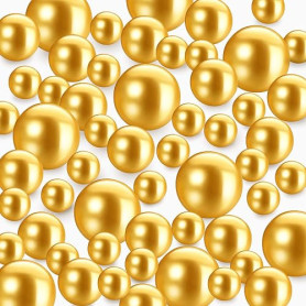 TYEQWT 150 Pcs Perle Flottante pour Vase, d'Eau, Brillante Sans Trou - pour Carnaval, Fabrication de Bijoux DIY, Colliers, Brace