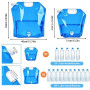 2 Poche A Eau Pliables Set,Poche A Eau Avec Robinet 10 L / 5 L,Reservoir Eau Camping Car Avec Mousqueton Et Corde De Suspension