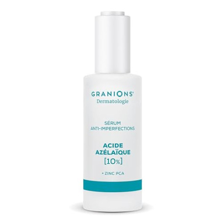Acide Azelaique 10% - Granions Serum Anti-Imperfections - Regule Sebum | Reduit les imperfections, regule le sebum, resserre les