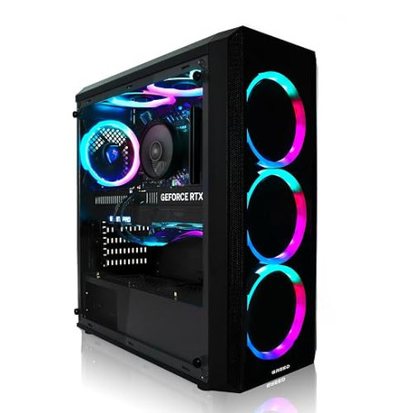 Greed®MK2 Lite - High End PC Gamer - Intel Core i5 10400F + Nvidia Geforce RTX 3050- Ordinateur RGB Ultra Rapide + PC Gaming 4K