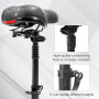 Ysislybin Siège de Trottinette Électrique ZT3Pro, Hauteur Réglable de 45 à 65 cm Coussin Amortisseur Pliable pour Trottinette Él