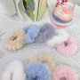 KEYRI 10 Pièces Bandeaux en Peluche Élastiques Cordes À Cheveux en Peluche | pour les Femmes Filles, Chouchous à Cheveux en Faus