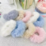 KEYRI 10 Pièces Bandeaux en Peluche Élastiques Cordes À Cheveux en Peluche | pour les Femmes Filles, Chouchous à Cheveux en Faus