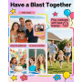 Papier Appareil Photo Enfant pour Appareil Photo Instantané Enfant 20 Rouleaux Sans BPA 5,7x2,5cm
