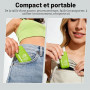 Pack de 5 Inhalateurs Nasaux – Nouvelle Version Double Embout avec 5 Arômes Naturels – Stick Mentholé Compact pour Soulagement R