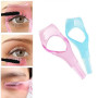 3 En 1 Maquillage Cils,Mascara Guide Applicateur,Outil Supérieur Inférieur Mascara Guide,Applicateur Cils Peigne Cosmétique Outi