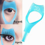 3 En 1 Maquillage Cils,Mascara Guide Applicateur,Outil Supérieur Inférieur Mascara Guide,Applicateur Cils Peigne Cosmétique Outi