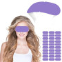 BYZESTY Lot de 30 masques pour les yeux à la vapeur - Masque chauffant pour les yeux - Masque auto-chauffant pour les yeux - Pou