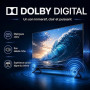 TuTu TU24Q1H-T8 Smart TV 24 Pouces (60 cm), sans Bord Connectée Télévision avec Tizen OS, WiFi, Bluetooth, App Store, AirPlay, T