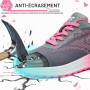 WUAYAMI Chaussures de Sécurité Hommes Femmes Baskets de Secruite Légère Chaussure de Travail Confortable Respirantes Chaussure d