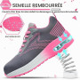 WUAYAMI Chaussures de Sécurité Hommes Femmes Baskets de Secruite Légère Chaussure de Travail Confortable Respirantes Chaussure d
