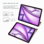 ProCase Coque iPad Air 11" M4/M3/M2, iPad Air 5/4ème Génération 10,9" | Fixation Magnétique pour Pencil, Support Tri-Fold, Veill