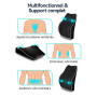 Travel Ease Coussin de Soutien Lombaire Ergonomique, Support Dorsal en Mousse à Mémoire pour Siège de Voiture Chaise de Bureau,