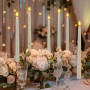 PChero Bougie Chandelier LED Decorative, Lot de 10 Fausses Bougies à LED Flamme Vacillante Bougie Electrique avec Télécommande p