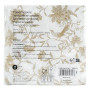 Table Fun 100 serviettes papier Chinoiserie dorées 2 plis 33 cm, serviettes jetables pour anniversaires, mariages élégants et te
