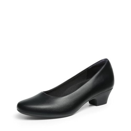 DREAM PAIRS Escarpins Femme Petit Talon Enfile | Soutien de la Voûte Plantaire, Chaussures Travail Bureau Confort Longue Durée