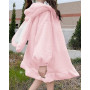 Sweat à Capuche avec Oreilles de Lapin pour Femme - Kawaii - Moelleux et Mignon - Manteau en Peluche et épais