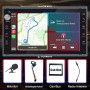 pour Volkswagen Polo, Passat, Golf 4, Jetta MK3/MK4. Autoradio écran 7 Pouces, CarPlay & Android Auto sans Fil, Bluetooth, FM, U