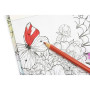 Sixstore Relaxing Antistress Lot de 3 livres de coloriage Couleurs Thérapie Couleurs assorties Format voyage 18 x 11 cm Set de c