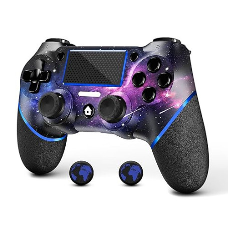 AceGamer Contrôleur sans fil pour PS4, manette de jeu Tefelan compatible avec PS4/Pro/Slim/PC Gamepad avec turbo/bouton arrière/