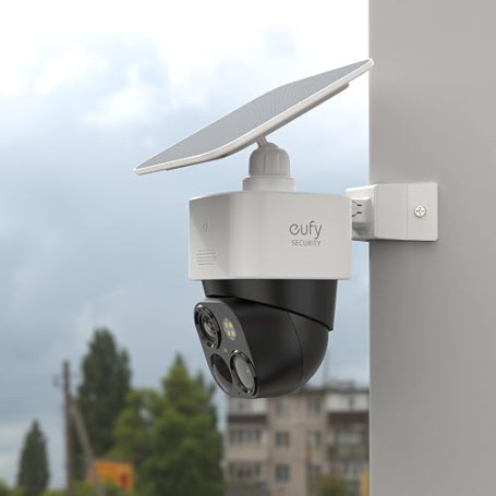 Support d'Angle Eufy Security SoloCam S340 - Support de Montage Compatible, Accessoire pour Appareil Photo, Blanc, 1 Paquet