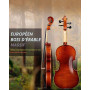 Aileen Violon 4/4 en bois massif pour adultes et enfants à partir de 12 ans – Kit de violon professionnel pour débutants et étud