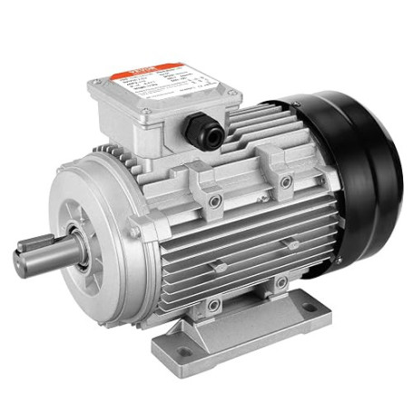 VEVOR Moteur électrique 2,2 kW moteur de compresseur d'air triphasé, 2890 tr/min, CA 400 V 50 Hz, 4,7 A, cadre 90L, B3, arbre à