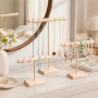 Fyhqwf 3 PièCes PréSentoir à Bijoux En Bois - Porte Collier - Porte Bracelet - Convient Pour La Salle De Bain, La Coiffeuse, La