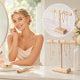 Fyhqwf 3 PièCes PréSentoir à Bijoux En Bois - Porte Collier - Porte Bracelet - Convient Pour La Salle De Bain, La Coiffeuse, La