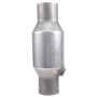 Juwacoo 2,5 Catalyseur catalytique universel, nettoyant pour catalyseur en acier inoxydable, catalyseurs de voiture avec connexi