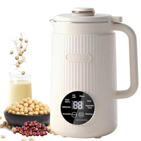 Machine à lait de noix 8 en 1, 1 200 ml, machine à lait végétal et machine à lait de soja avec minuterie, fonction maintien au c