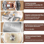 Machine à lait de noix 8 en 1, 1 200 ml, machine à lait végétal et machine à lait de soja avec minuterie, fonction maintien au c